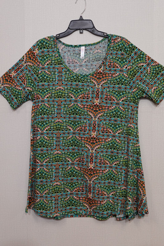 LuLaRoe, Shorts Sleeve Top, Size 2XL