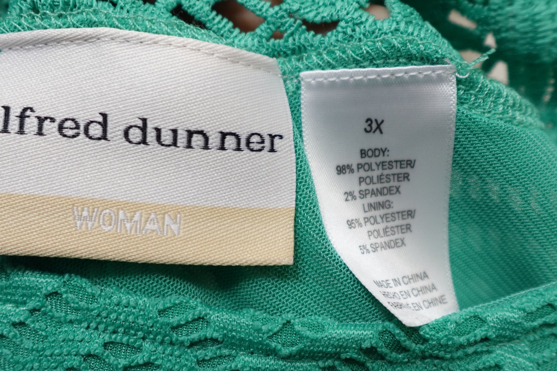 Alfred Dunner, New short sleeve top, Size 3X