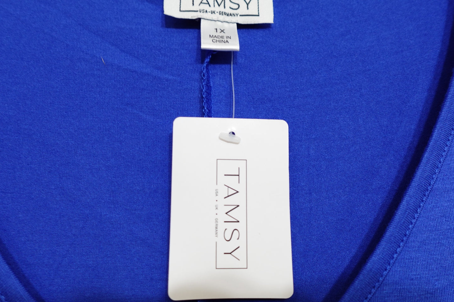 TAMSY, new Shorts Sleeve Top, Size XL/2X (1X)