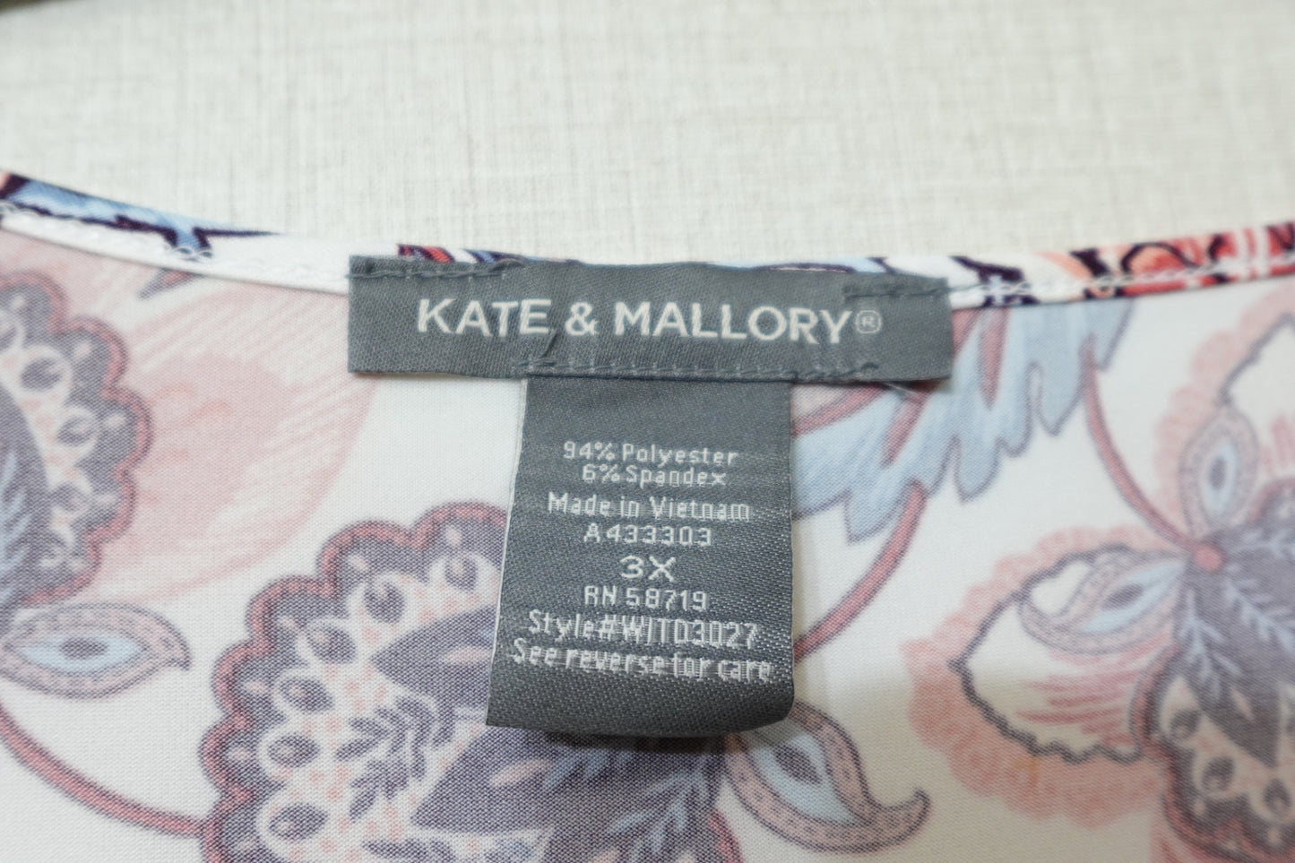 Kate & Mallory, Dress, Size 3X