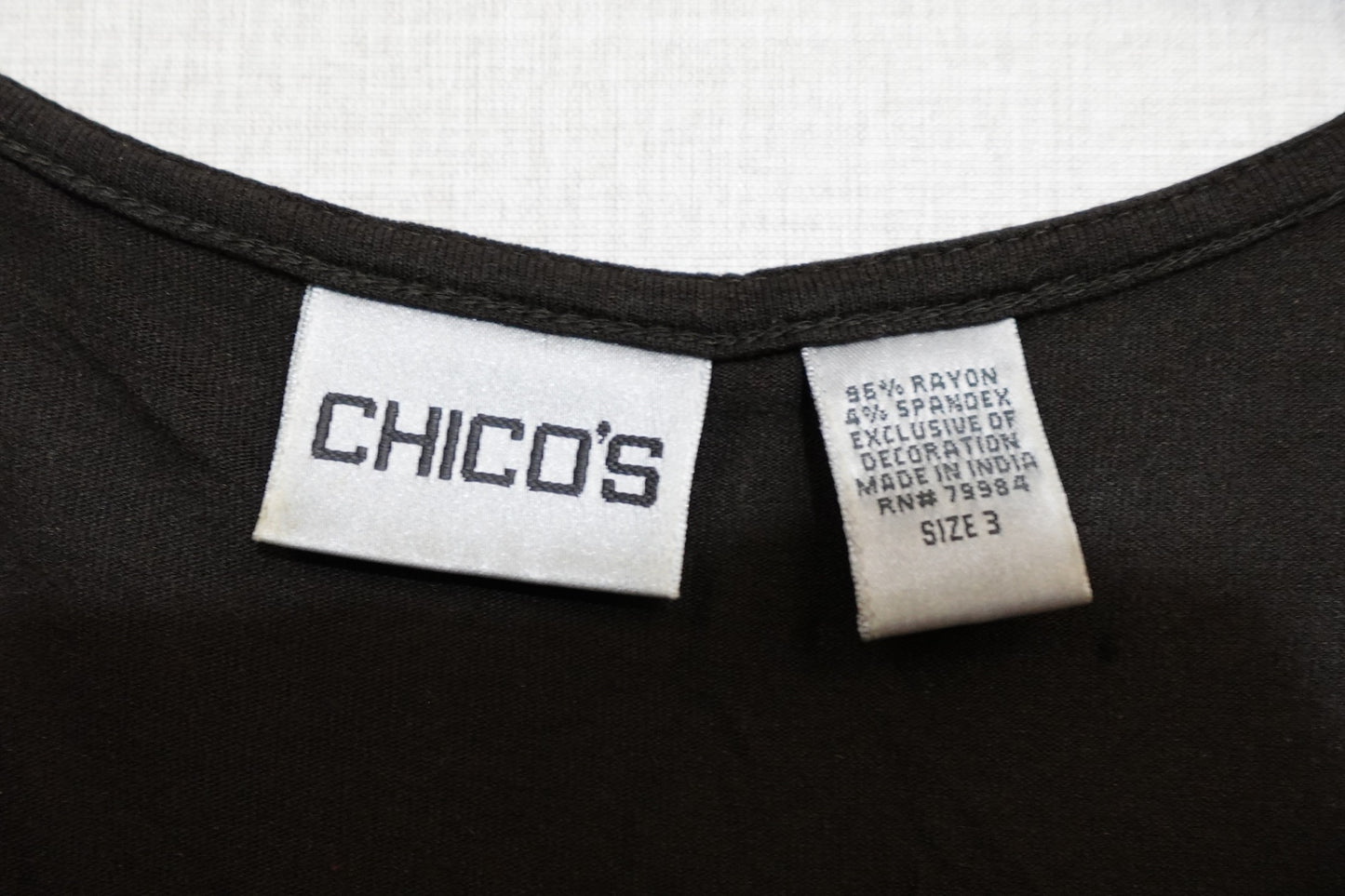 Chico's, 3/4 Sleeves Top, Size 16/18 (Chico's 3)