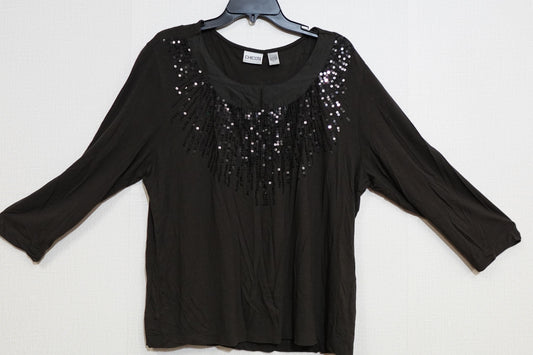 Chico's, 3/4 Sleeves Top, Size 16/18 (Chico's 3)