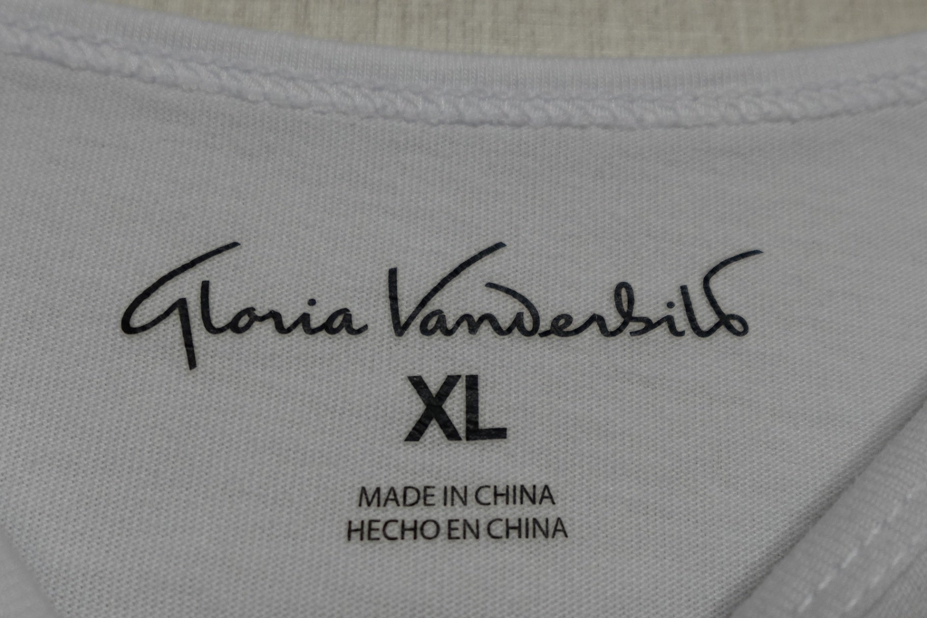 Gloria Vanderbilt , Long Sleeves Top, Size XL