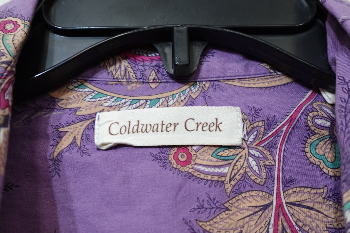 Coldwater Creek, Long Sleeve Button Down Top, Size 16