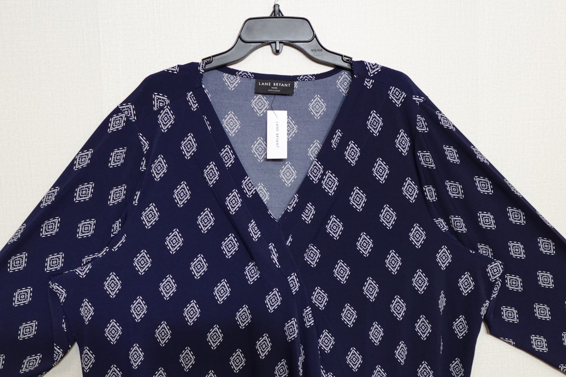 Lane Bryant, New 3/4 sleeve top, Size 26/28