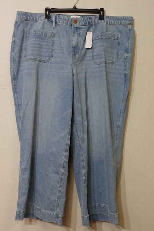 Lane Bryant, New Jeans Wide-Leg, Size 24P