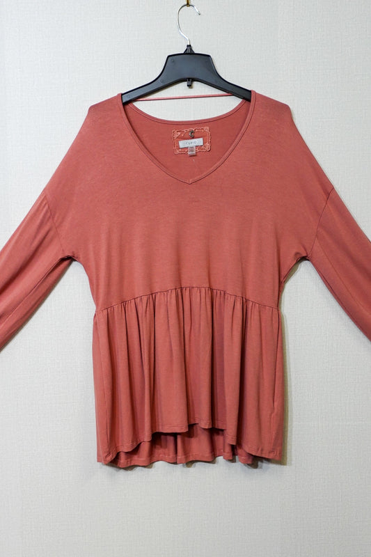 Cupio, Long Sleeves Top, Size Large