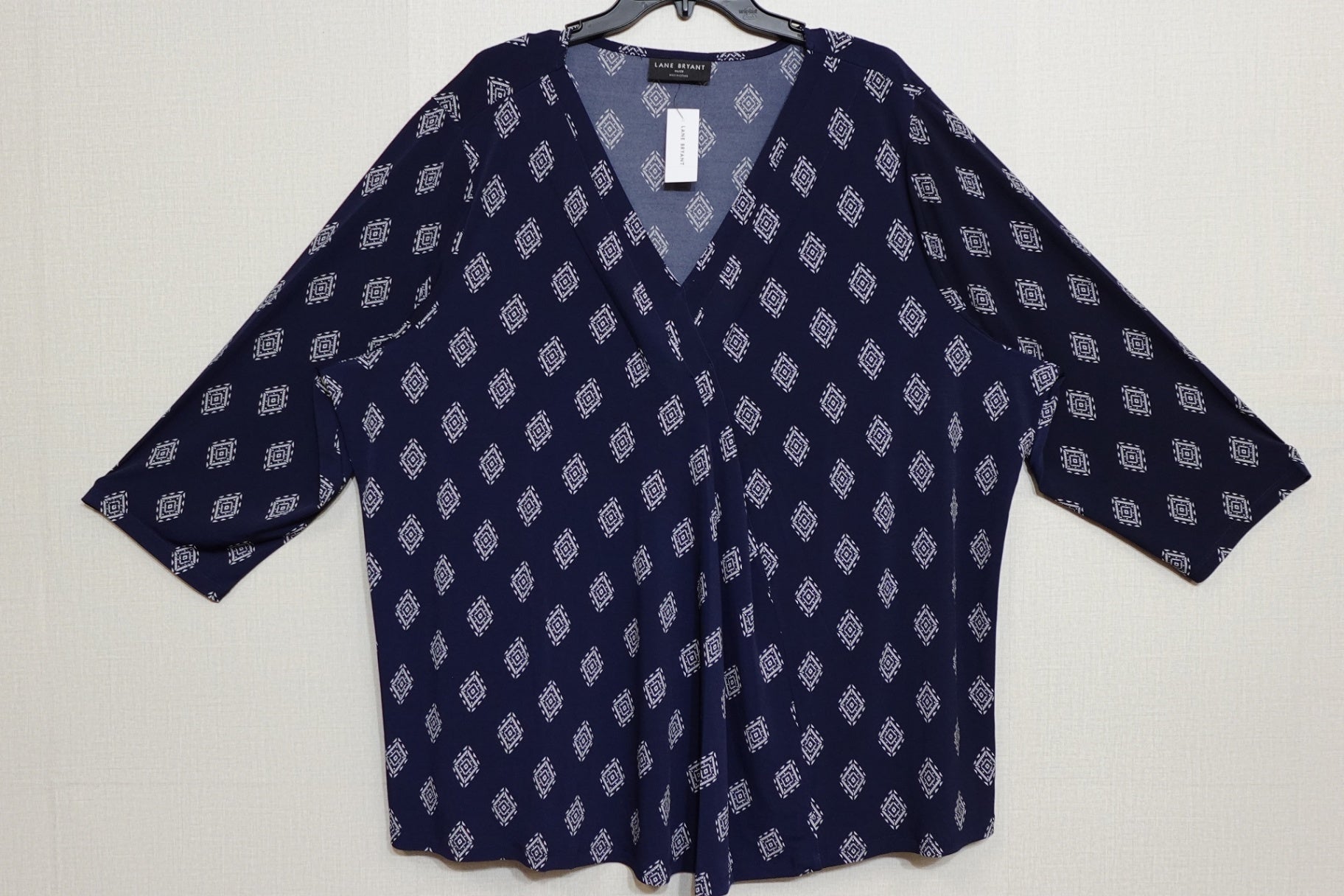 Lane Bryant, New 3/4 sleeve top, Size 26/28