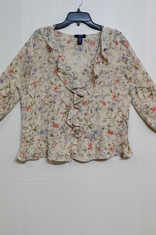 Chaps, 3/4 sleeve top, Size XL