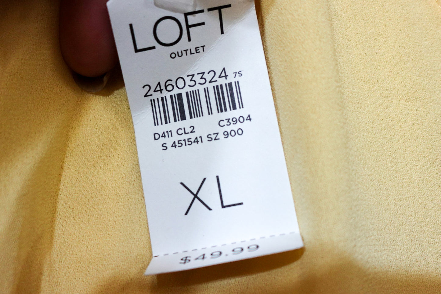 Loft Outlet, New sleeveless top, Size Xl