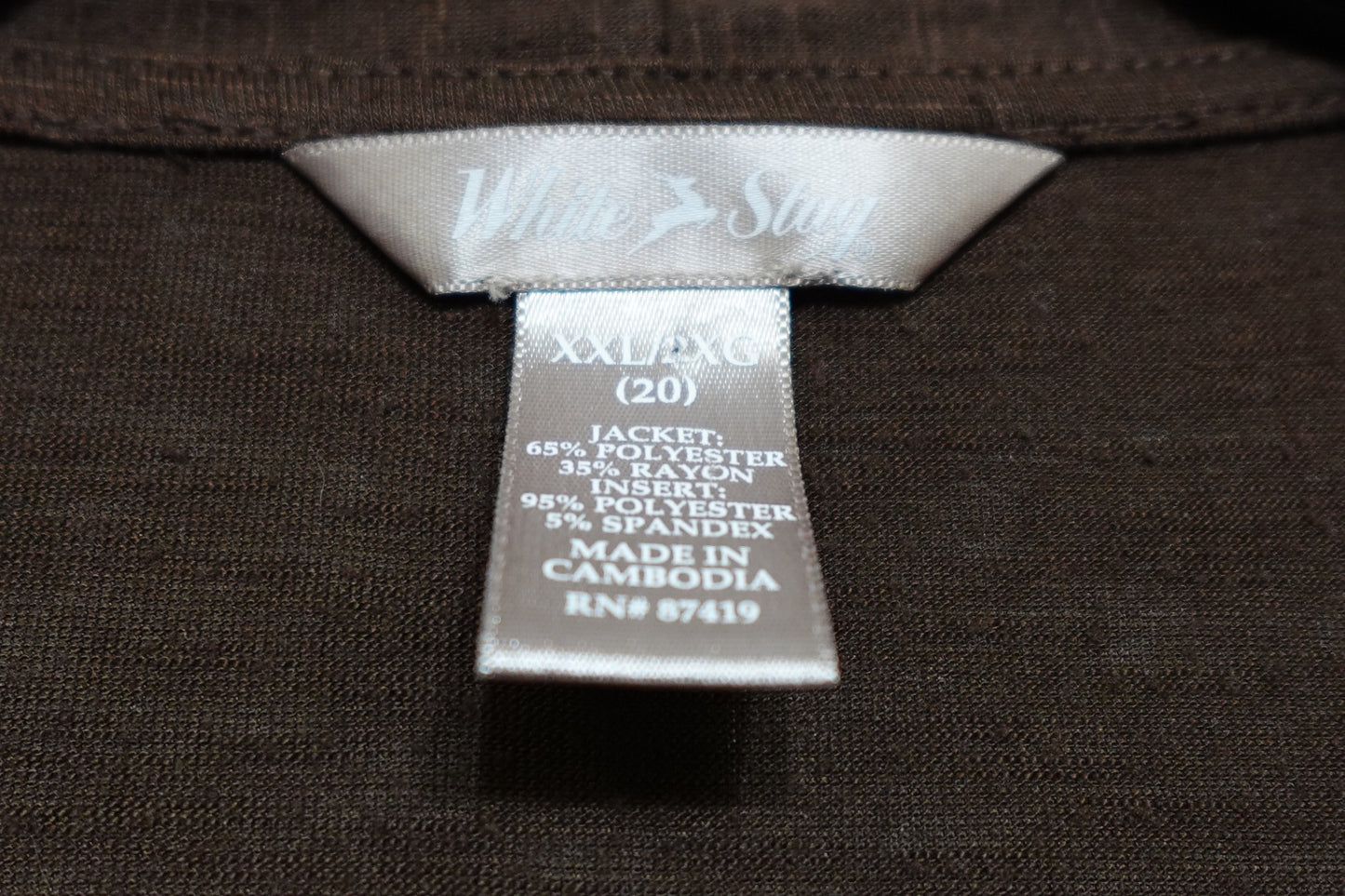 White Stag, 3/4 Sleeve Top, Size 20