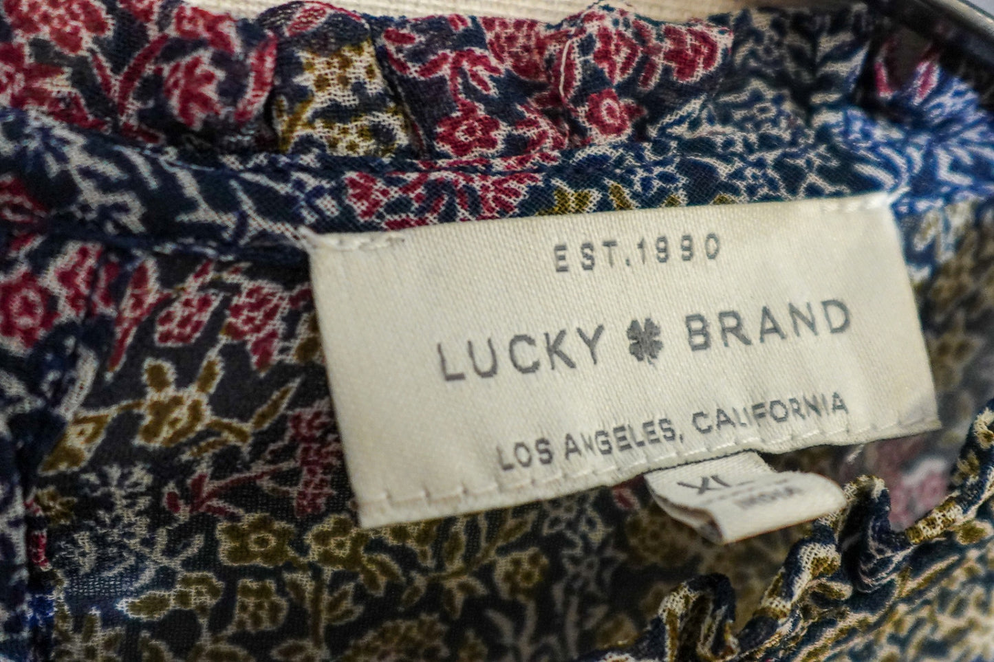 Lucky Brand, 3/4 Sleeve Top, Size XL