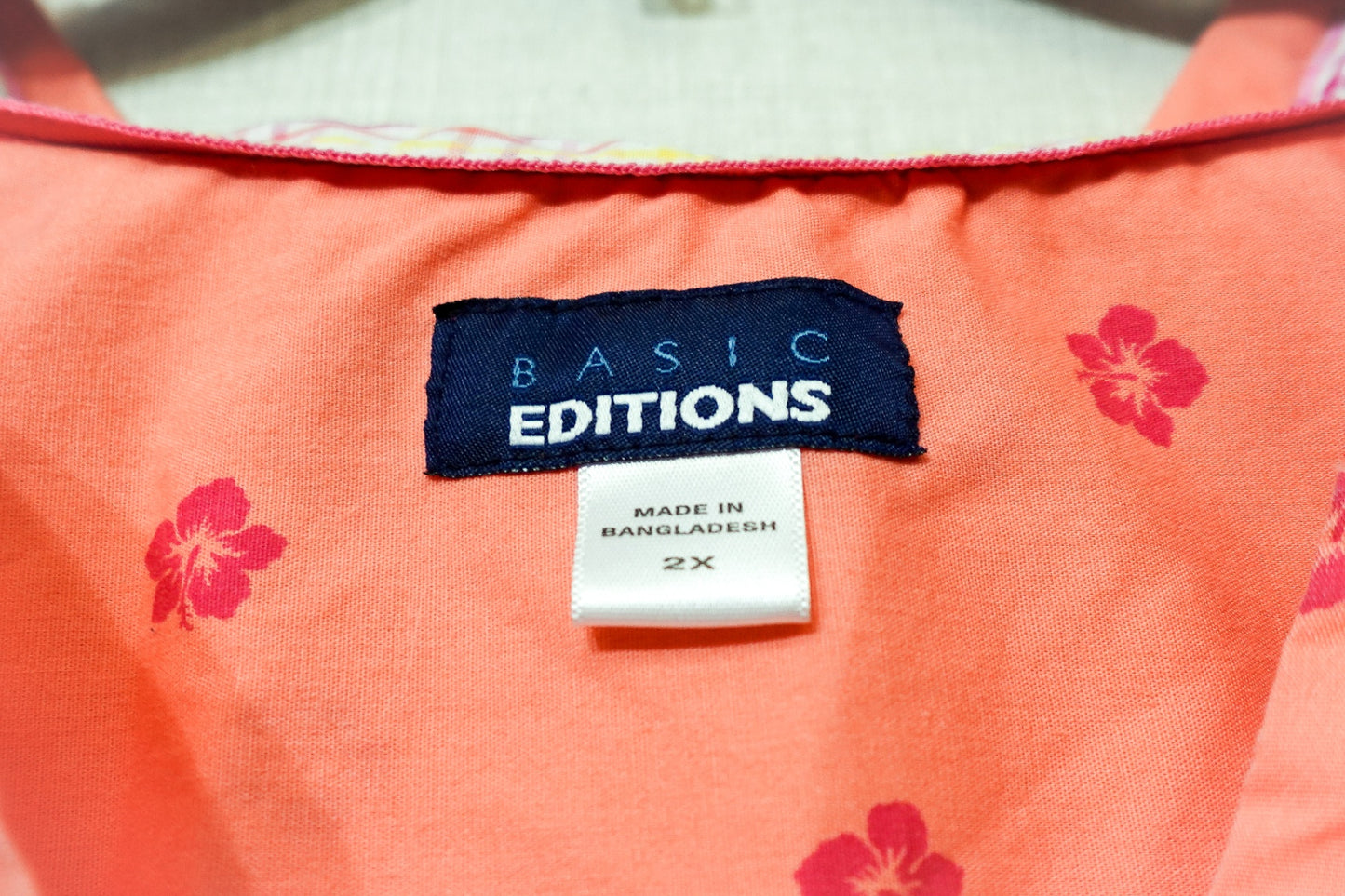 Basic Editions, Sleeveless Shirt, Size 2X