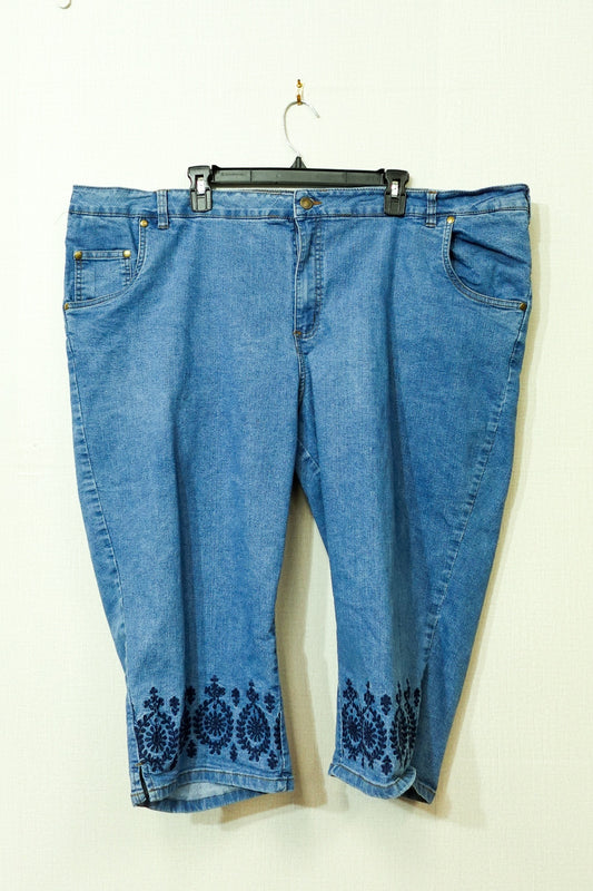 Woman within, Capri/Cropped Pants, Size 28W