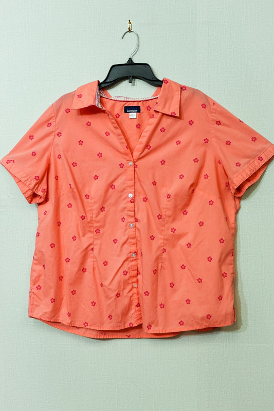 Basic Editions, Sleeveless Shirt, Size 2X