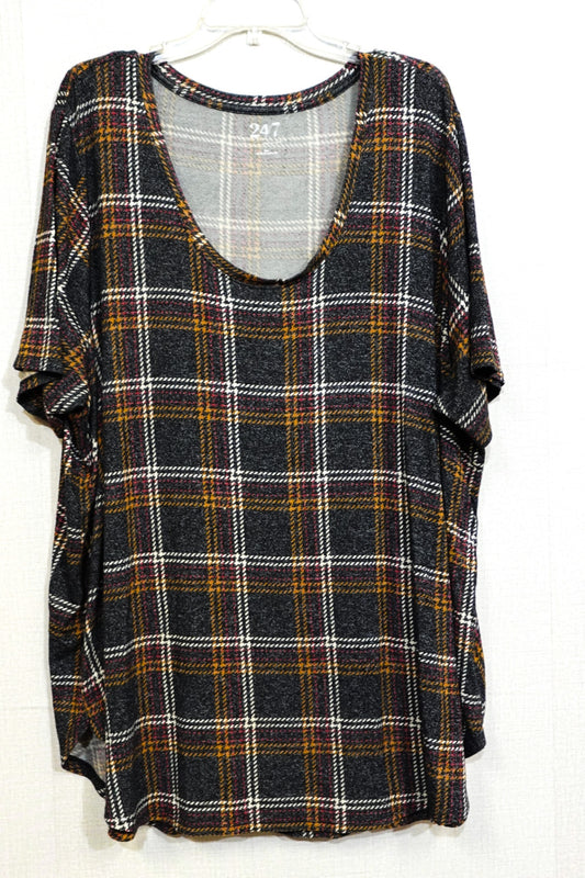 Maurices, T-Shirt Shorts Sleeve, Size 4X