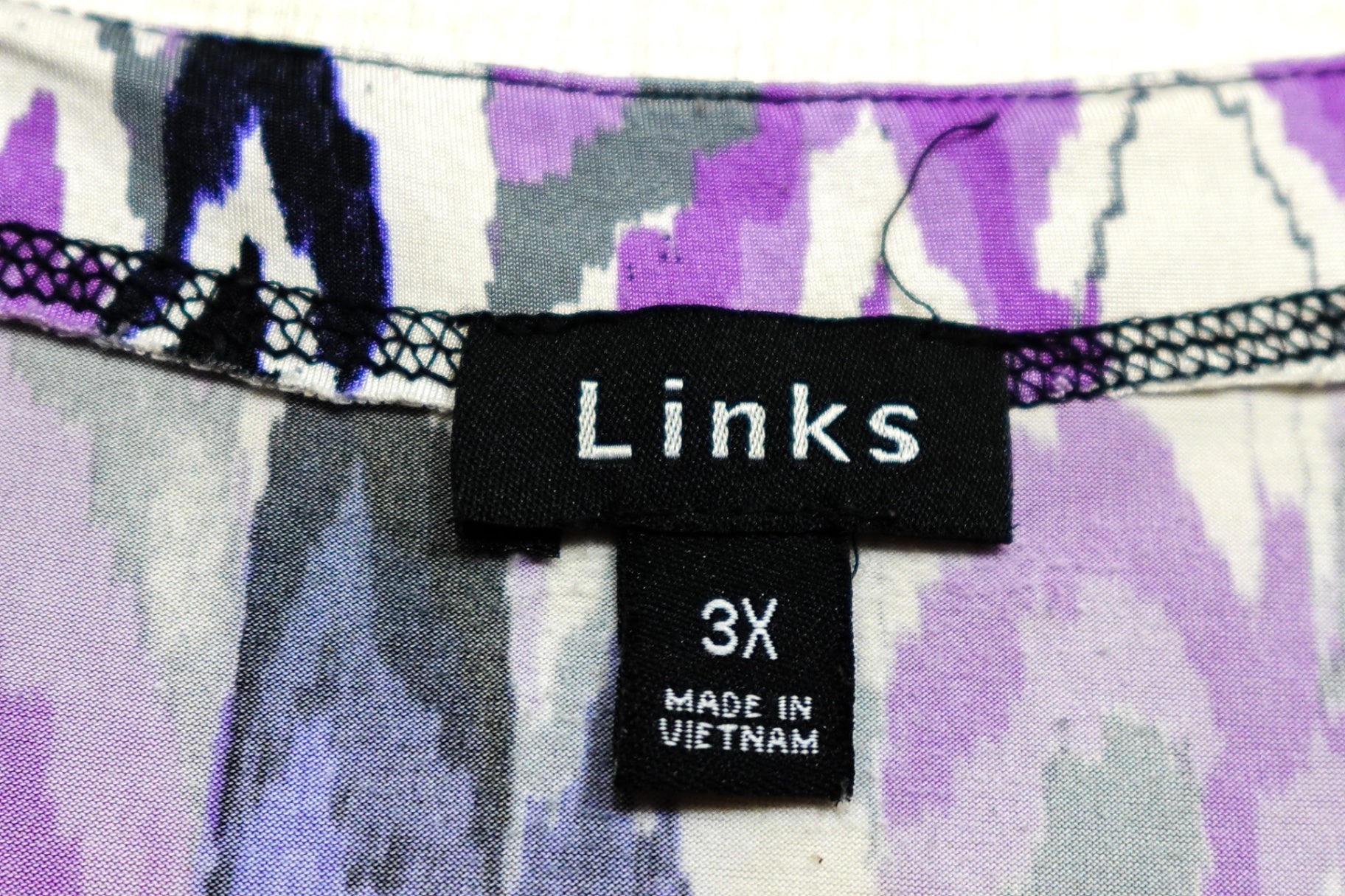 Links, Shorts Sleeve Top, Size 3X