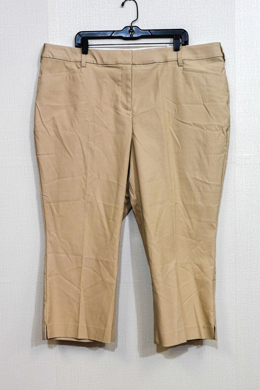 Lane Bryant, New Pants Mid-rise Slim Capri, Size 22