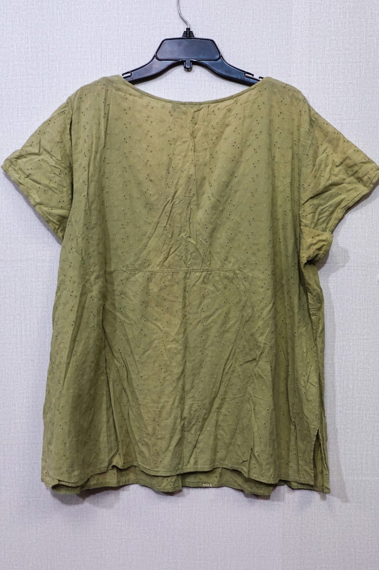 (No Label), Shorts Sleeve Blouse, Size 3X