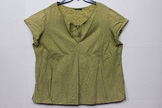 (No Label), Shorts Sleeve Blouse, Size 3X