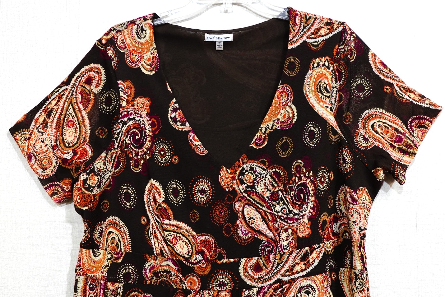 Croft & Barrow, Short Sleeve Dress , Size 2X (Tag 1X)