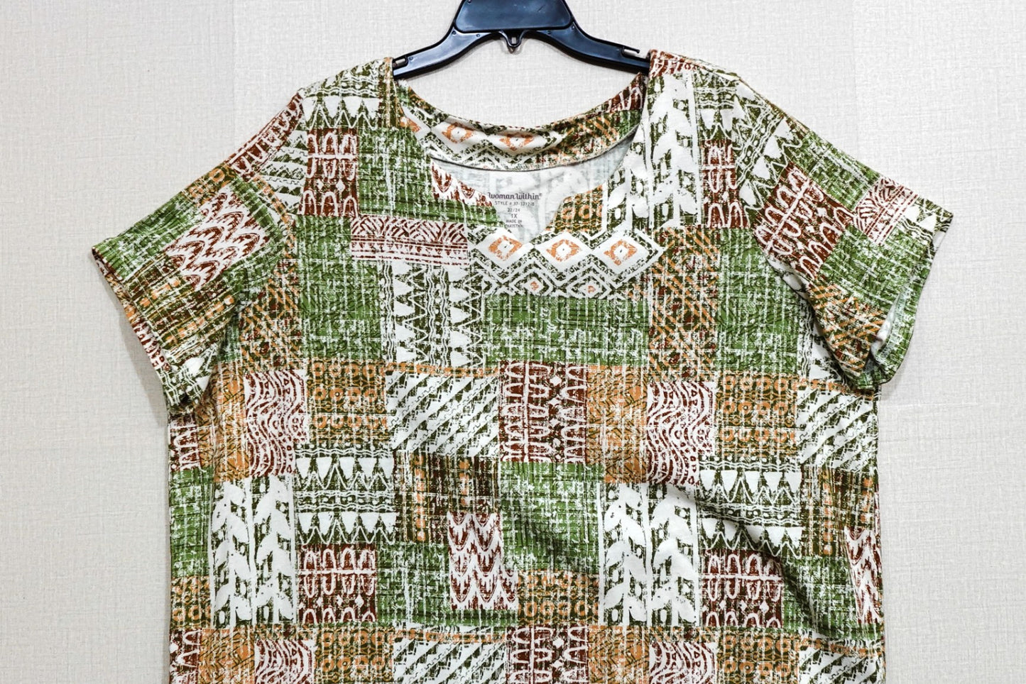 Woman Within, Short Sleeved Top, Size 22/24