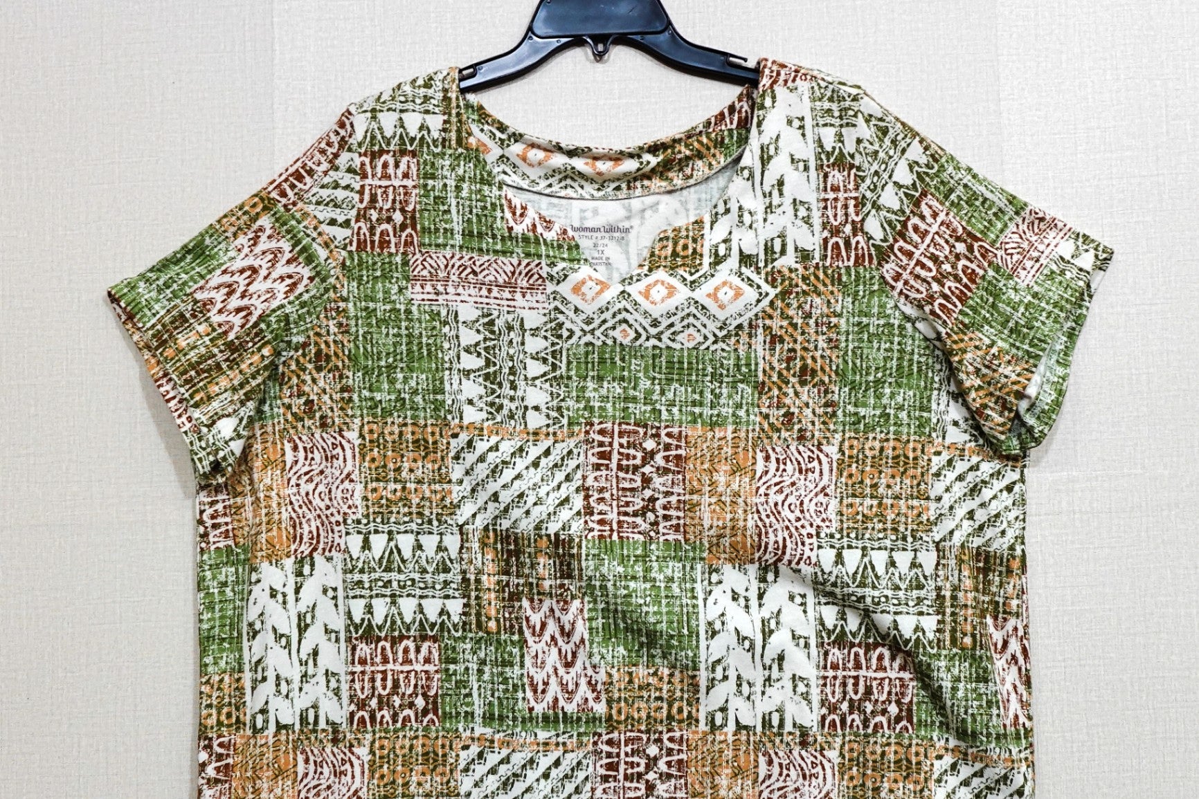 Woman Within, Short Sleeved Top, Size 22/24