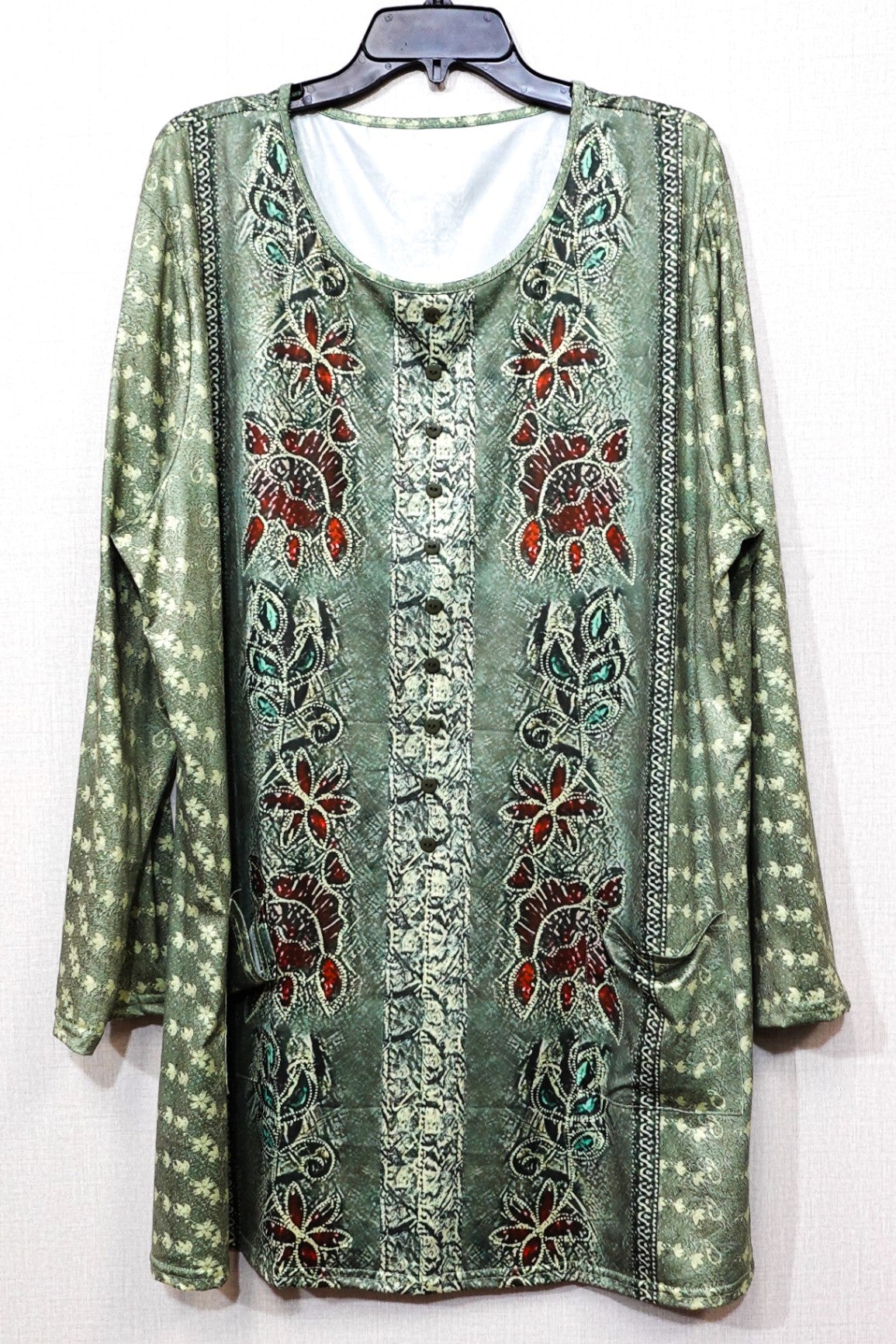 (No Label), Long Sleeves Top, Size XL/2X