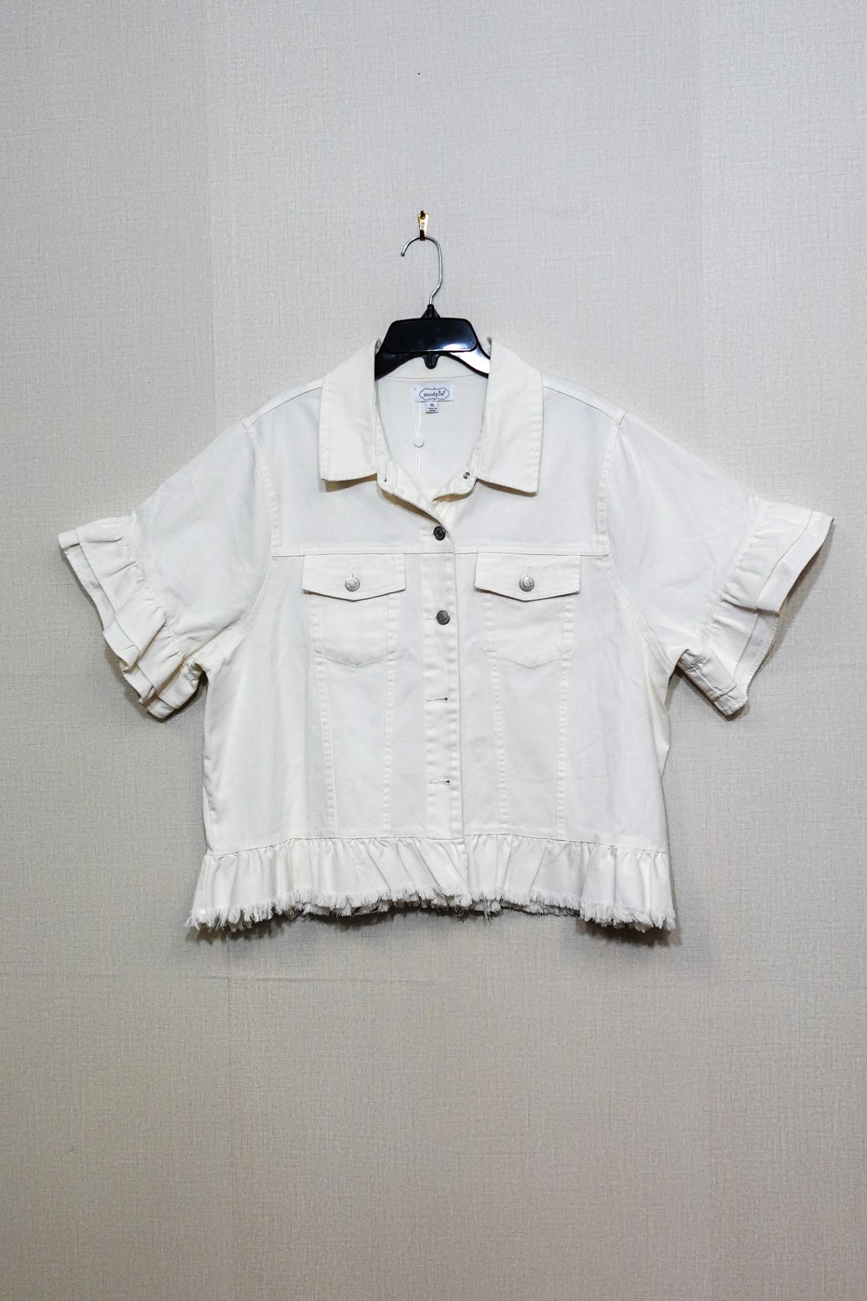 Mud Pie, New Short Sleeved Top, Size Xl