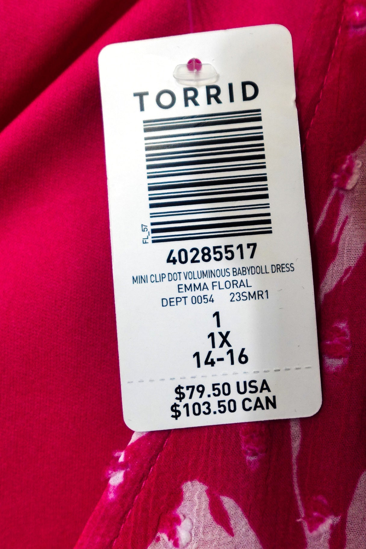 Torrid, New Dress, Size 14/16