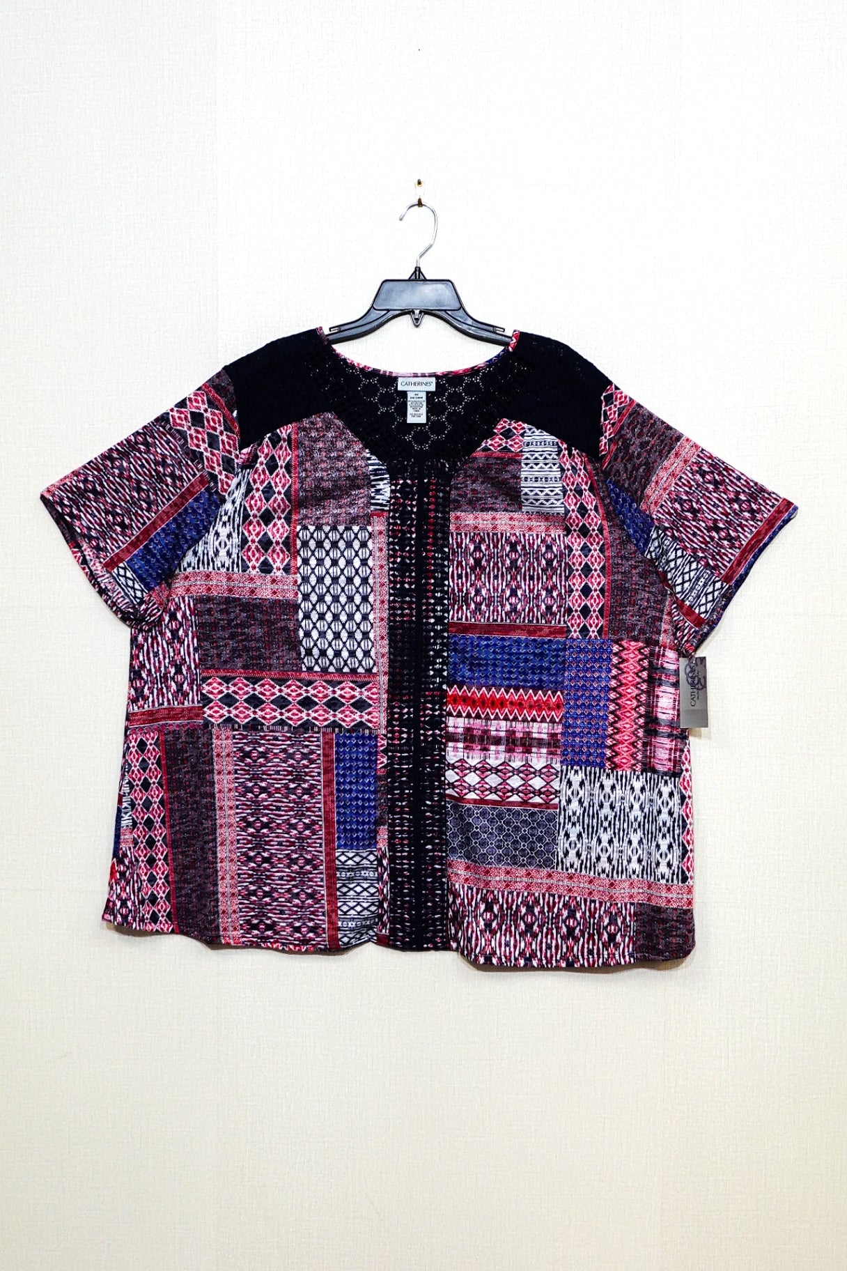 Catherines, New Short Sleeve Top, Size 26/28W