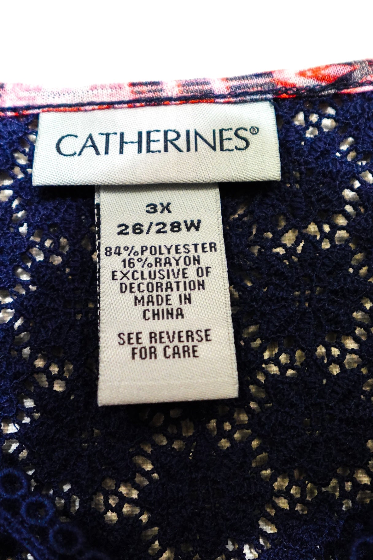 Catherines, New Short Sleeve Top, Size 26/28W
