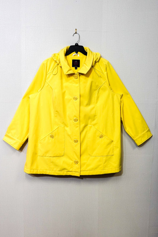 Isaac Mizrahi Live, Rain Coat, Size 3X