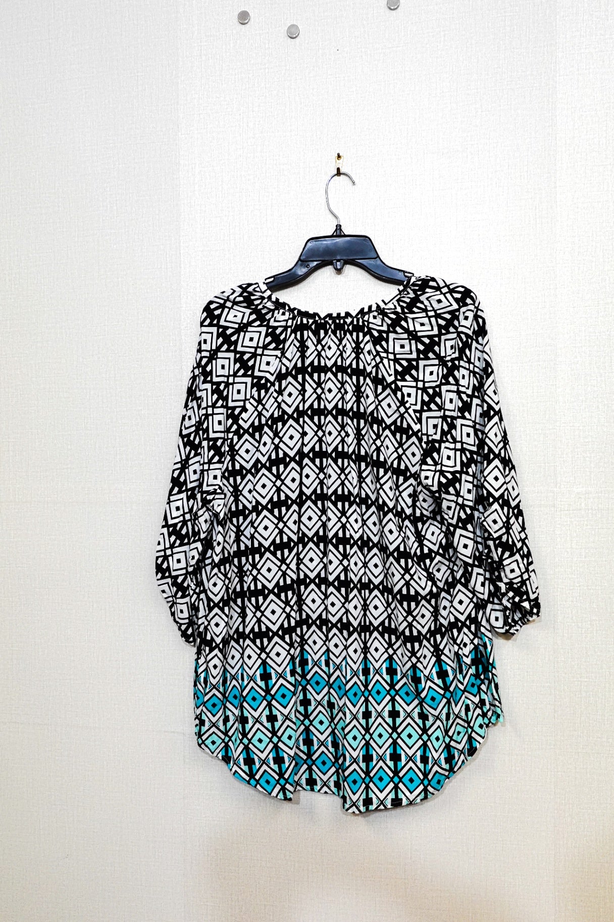 KAARI, 3/4 Sleeve Top, Size 3X