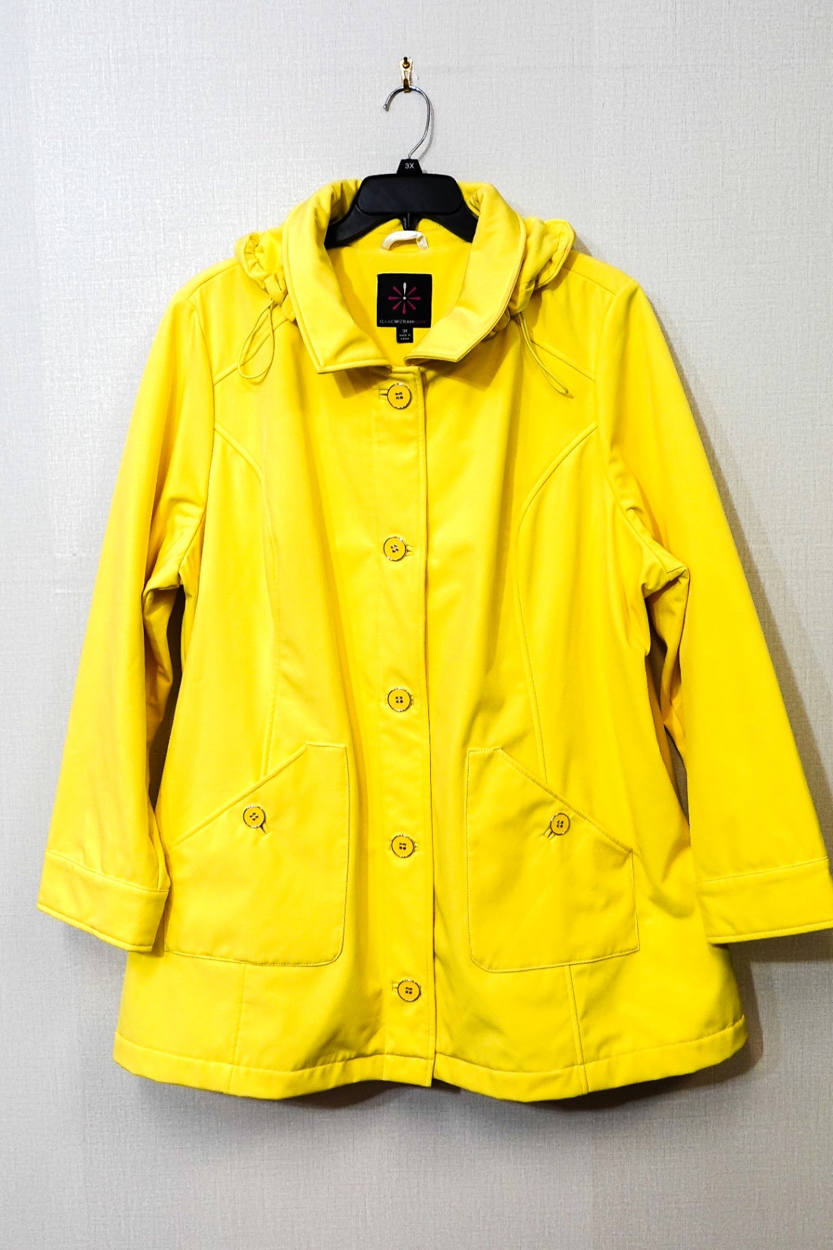 Isaac Mizrahi Live, Rain Coat, Size 3X