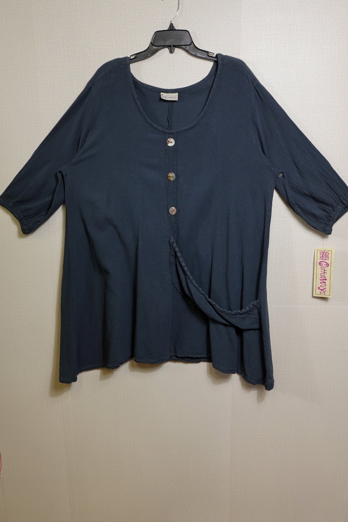 New CottonWays, Long Tunic/Short Dress, Size 3X