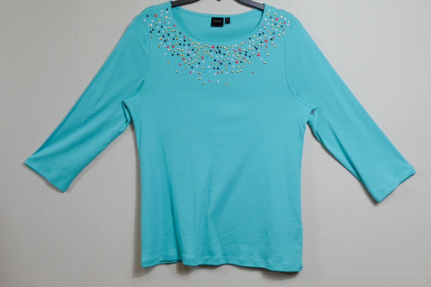 Rafaella, 3/4 sleeve Top, Size XL