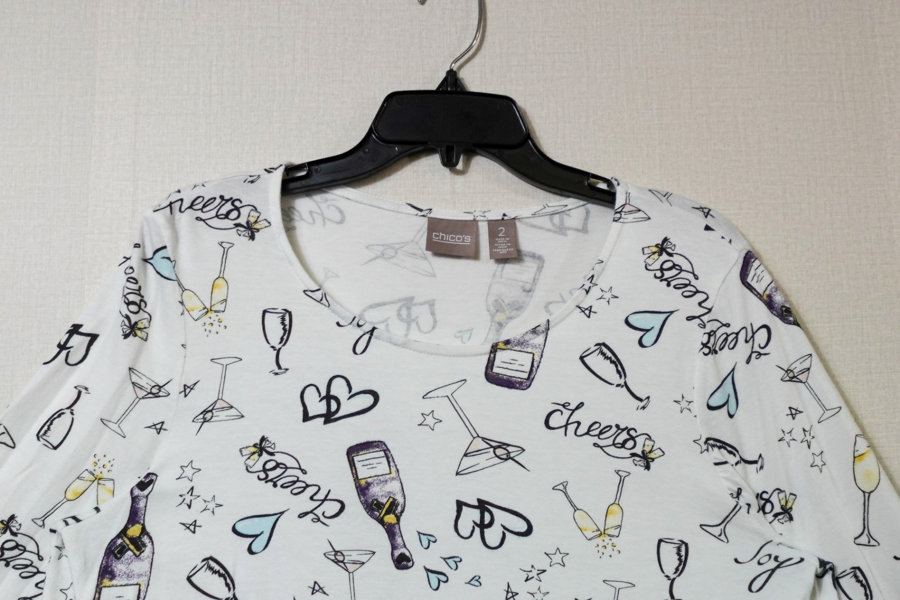 Chico's, Long Sleeves Top, Size 12/14 (Chico's 2)