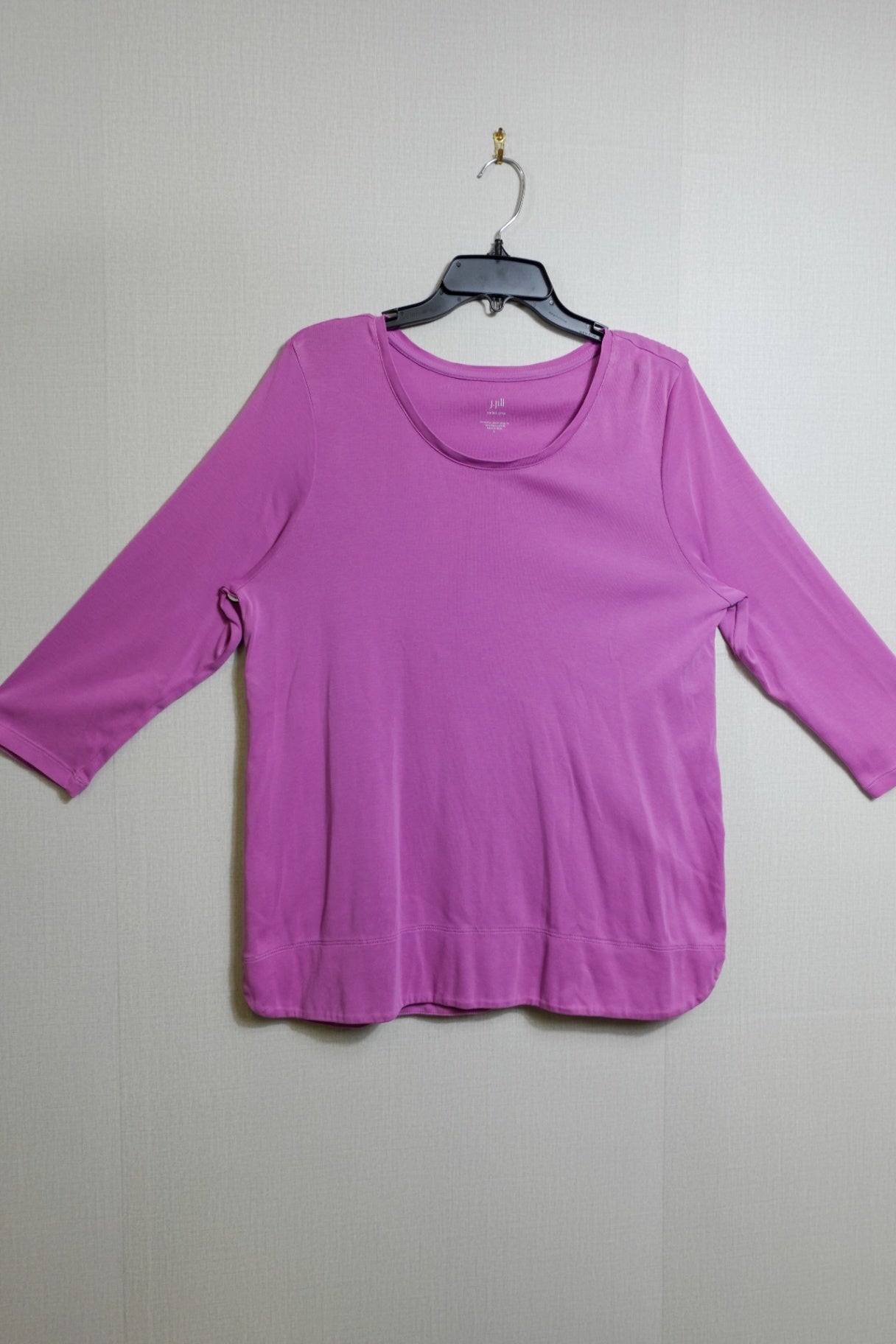 J Jill, 3/4 Sleeve Top, Size Large