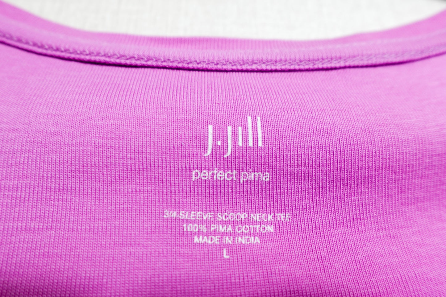 J Jill, 3/4 Sleeve Top, Size Large