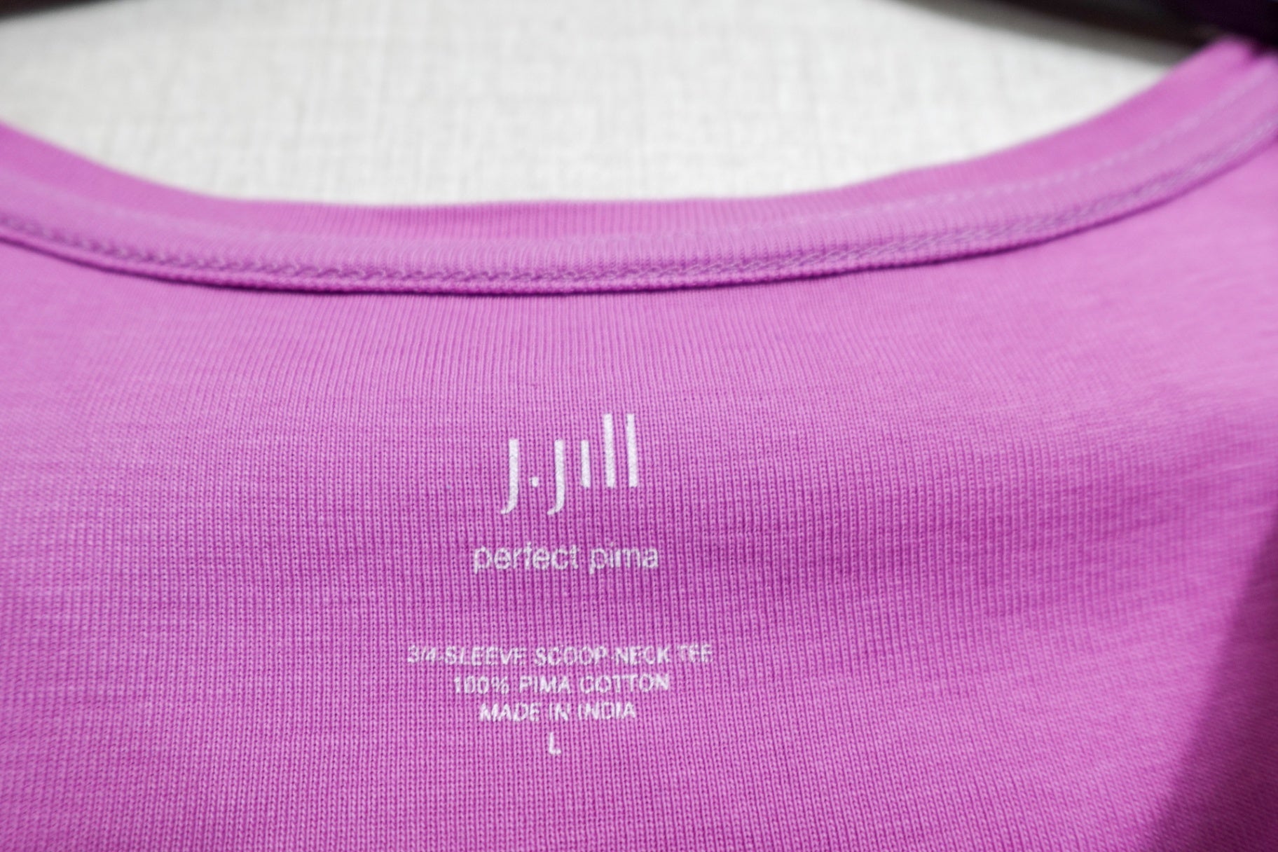 J Jill, 3/4 Sleeve Top, Size Large