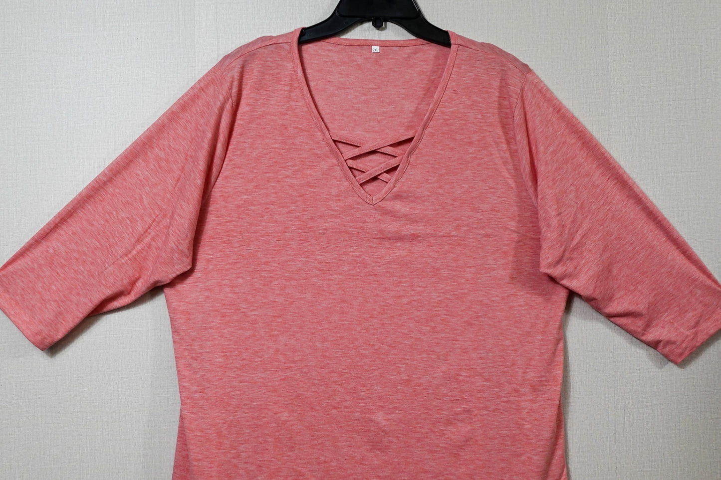(No Label), 3/4 Sleeve Top, Size 2XL
