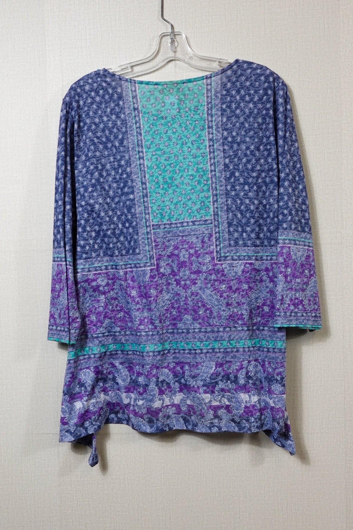 Ruby Rd., 3/4 Sleeve Top, Size 1X (XL/2X)
