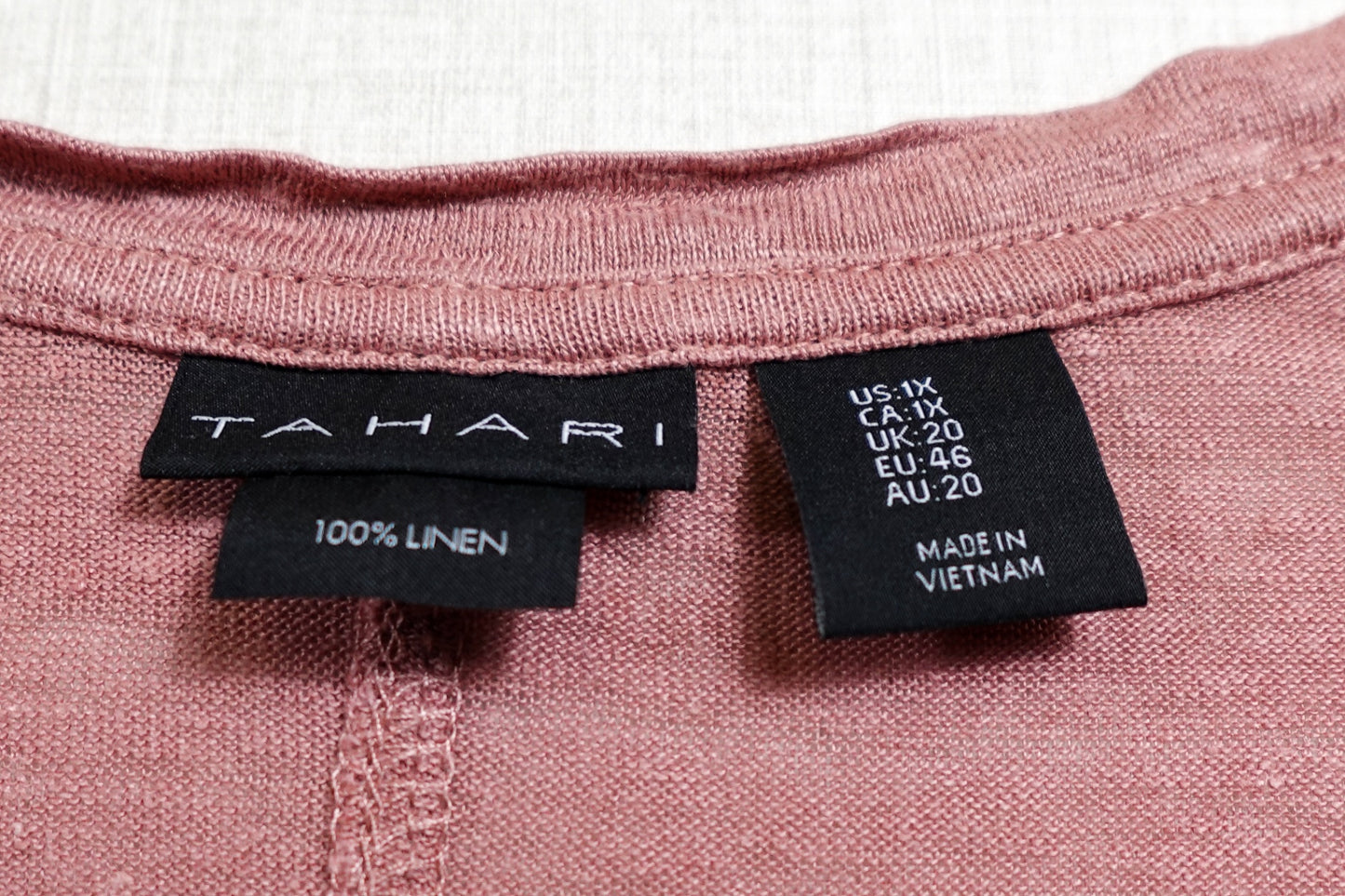 Tahari, 3/4 Sleeve Top, Size 1X