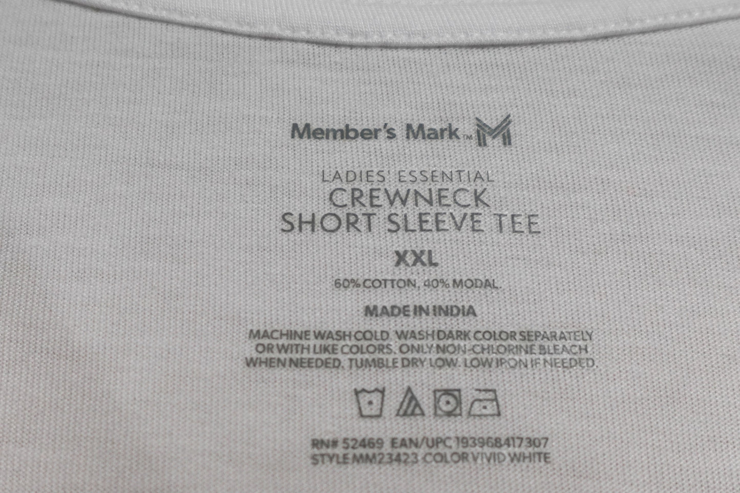 Member's Mark, Short Sleeved Top, Size 2XL