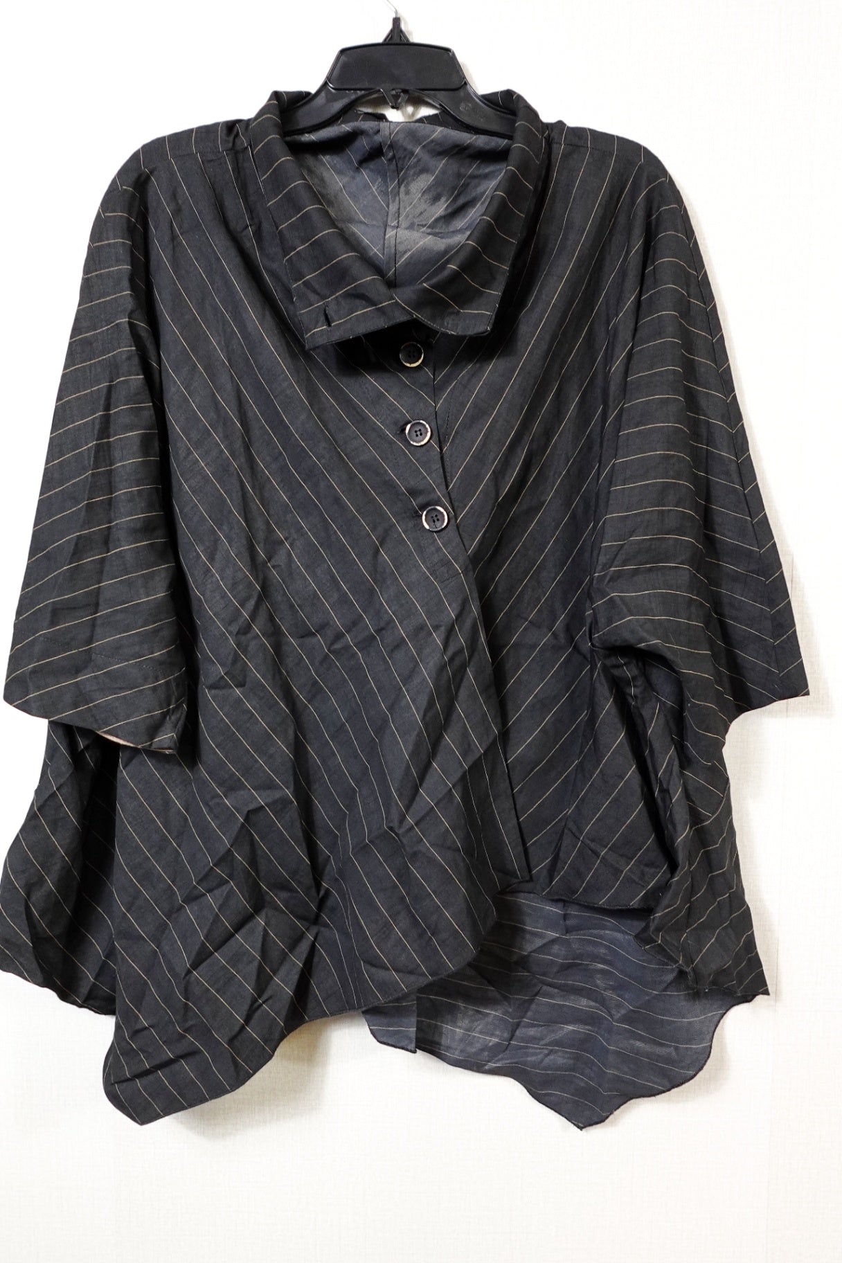 Honor, Short Sleeved Asymmetric Top, Size XL