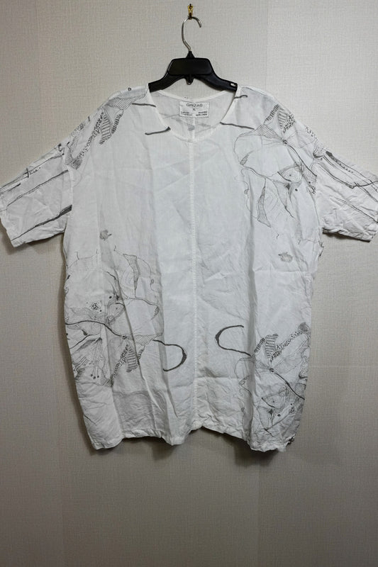 GRIZAS, Half Sleeve Top, Size XL