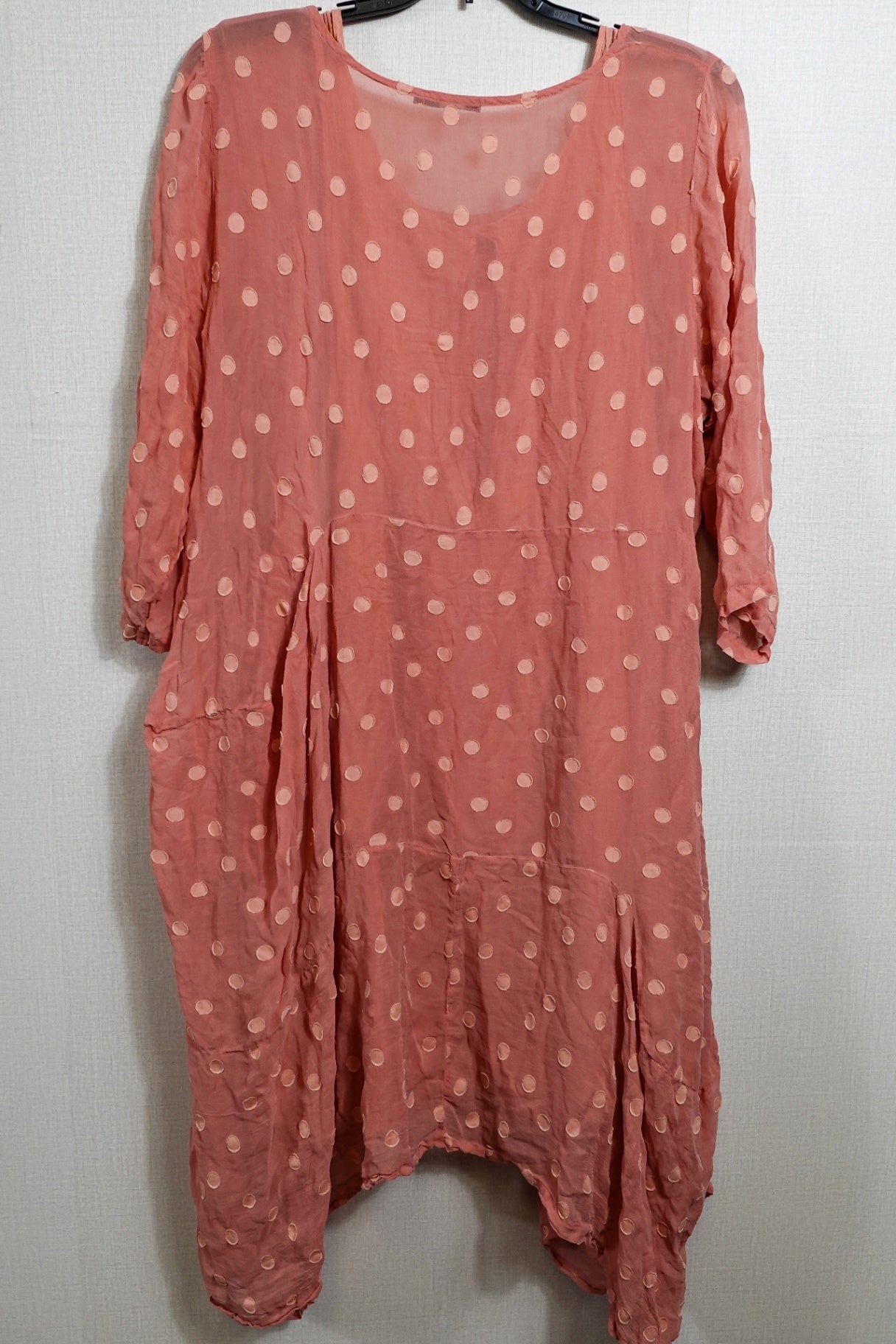 GRIZAS, Ultra Rare Silk Blend Dress & Slip (Small Stain Pictured), Size 2XL