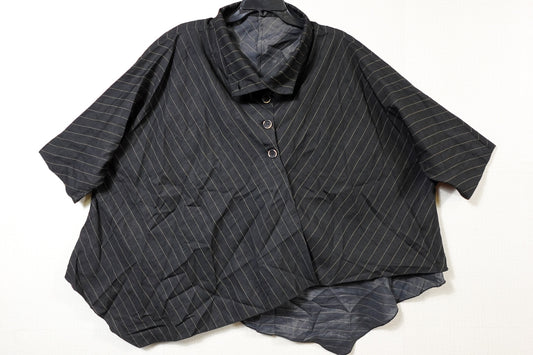 Honor, Short Sleeved Asymmetric Top, Size XL