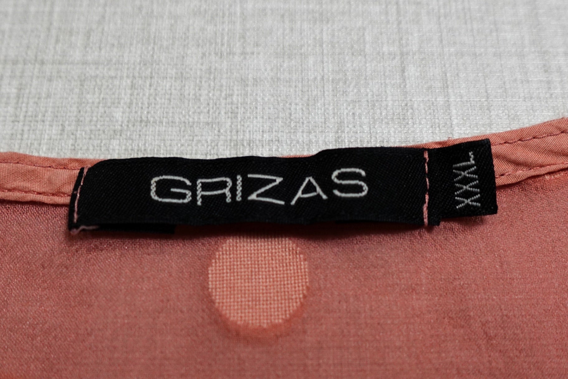 GRIZAS, Ultra Rare Silk Blend Dress & Slip (Small Stain Pictured), Size 2XL